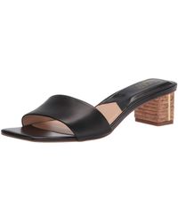 Franco Sarto Leather Cruella Slide Sandals - Lyst