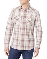 Pendleton Woolen Mills Mens Long Sleeve Button Front Classic-fit Frontier Shirt 