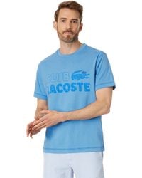 Lacoste - Short Sleeve Relaxed Fit Graphic T-shirt - Lyst