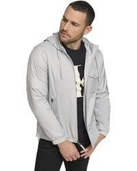 Calvin Klein - Lightweight Water Resistant Windbreaker Jacket - Lyst