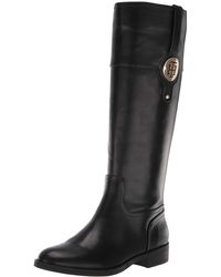 tommy hilfiger leather riding boots