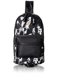 black guess mini backpack