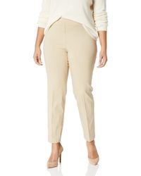 Brand Classic Fit Lark /& Ro Womens Plus Size Straight Leg Trouser Pant