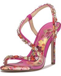 Jessica Simpson - Jaycin Embellished Heeled Sandal - Lyst