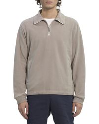 Theory - Allons Terry Quarter Zip - Lyst