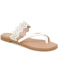 Kensie - Masha-b Flat Sandal - Lyst