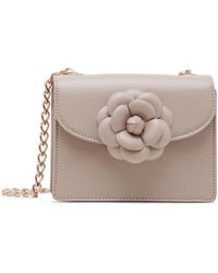 Anne Klein - Boxed Flap Crossbody With Floral Applique And Card Case - Lyst