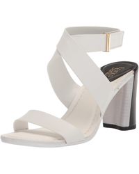 Franco Sarto - S Olinda High Heel Dress Sandal White Leather 6 M - Lyst