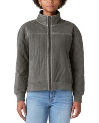 Lucky Brand - Quilted Zip Up Jacket - Lyst