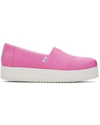 TOMS - Alpargata Midform Canvas Espadrille Loafer Flat - Lyst