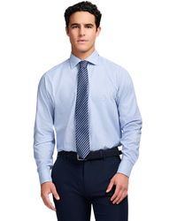 Izod - Luxury Classics Royal Texture Long Sleeve Button Down Shirt - Lyst