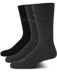 Calvin Klein - 's Dress Socks – Cotton Crew - Lyst