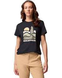 Columbia - S Ruby Springs Graphic Fitted Short Sleeve - Lyst