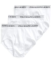 Polo Ralph Lauren - Tall Classic Fit Cotton Briefs - Lyst