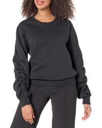 True Religion - Stacked Relaxed Logo Popover Sweatshirt - Lyst