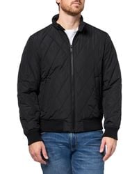 Dockers - Diamond Quilted Stand Collar Bomber - Lyst