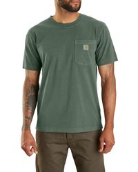 Carhartt - Relaxed Fit Midweight Short-sleeve Garment Dyed Pocket T-shirt - Lyst