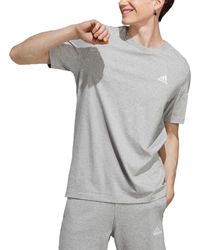 adidas - Size Essentials Single Jersey Embroidered Small Logo T-shirt - Lyst