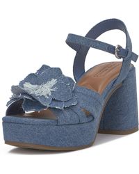 Lucky Brand - Marrika Heeled Sandal - Lyst