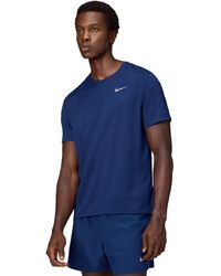 Nike - Miler Dri-fit Uv Short-sleeve Running Top - Lyst