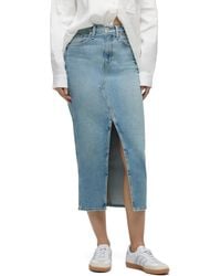 Hudson Jeans - Jeans Reconstructed Midi Skirt - Lyst