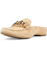 Donald J Pliner - Donald Pliner Barney Distressed Metallic Mule - Lyst