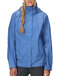 Marmot - Women's Precip Eco Jacket - Breathable, Recycled & Waterproof, Rain Cloud, Small - Lyst