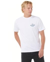 Rip Curl - Destinations Short Sleeve Crew Neck T-shirt - Lyst