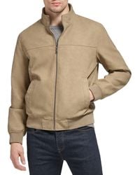 Tommy Hilfiger - Faux Leather Bomber Jacket - Lyst