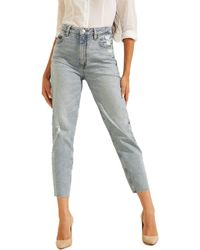 Guess - Jeans da donna Eco Slim Mom - Lyst