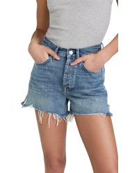 7 For All Mankind - Ruby Spruce Easy Short - Lyst