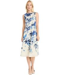 Maggy London - Fit And Flare Midi Sleeveless Summer Style With A-line Silhouette-wedding Guest Dress - Lyst