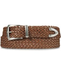 Lucky Brand - Braided Leather Western Belt In Tan - Lyst