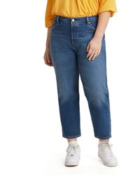 Levi's 501 Straight in Blue - Lyst