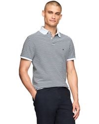 Tommy Hilfiger - Short Sleeve Polo Shirts In Regular Fit With Stretch And Organic Pique Cotton - Lyst