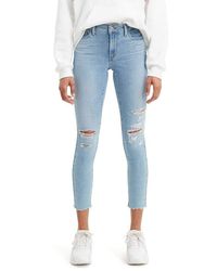 Levi's Denim 711 Skinny Jean in Pale Mauve (Pink) - Lyst