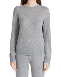 Theory - Long Sleeve Cashmere Pullover Sweater - Lyst