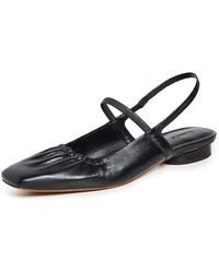 vince cadya square toe slingback flat