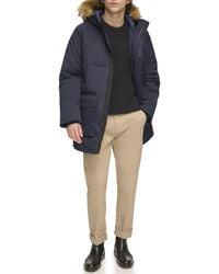Tommy Hilfiger - Arctic Cloth Heavyweight Performance Parka Down Alternative Outerwear Coat - Lyst