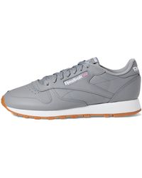 Reebok - Classic Leather Pure Grey/white/gum 8 - Lyst