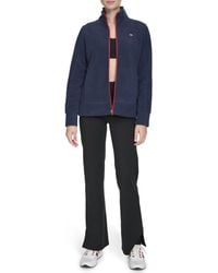 Tommy Hilfiger - Performance Polar Fleece Stand Collar Jacket,navy,x-large - Lyst