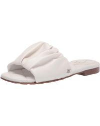 sam edelman briar ruched leather slides