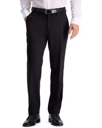 Kenneth Cole - Reaction Techni-cole Mini Check Modern Fit Flat Front Dress Pant - Lyst