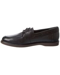 Vince - S Cillian Slip On Loafer Boat Shoe Black Leather 12 M - Lyst