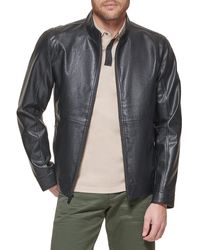 Dockers - The Dylan Faux Leather Racer Jacket - Lyst