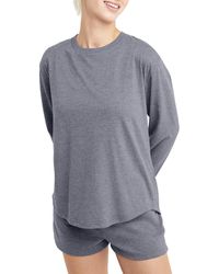 Hanes - Originals Tri-blend Long-sleeve T-shirt - Lyst