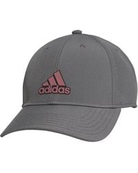 adidas - Alliance Medium Crown Structured Adjustable Fit Strapback Hat - Lyst