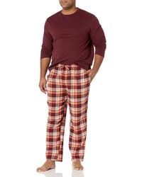 Amazon Essentials - Ensemble de Pyjama avec Pantalon en Flanelle et T-Shirt à ches Longues - Lyst