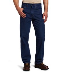 Carhartt - Mens Flame Resistant Signature Denim Relaxed Fit Jeans - Lyst