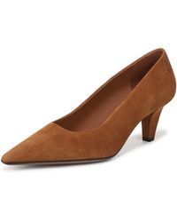 Franco Sarto - Astra Pump Saddle Brown Suede 5.5 M - Lyst
